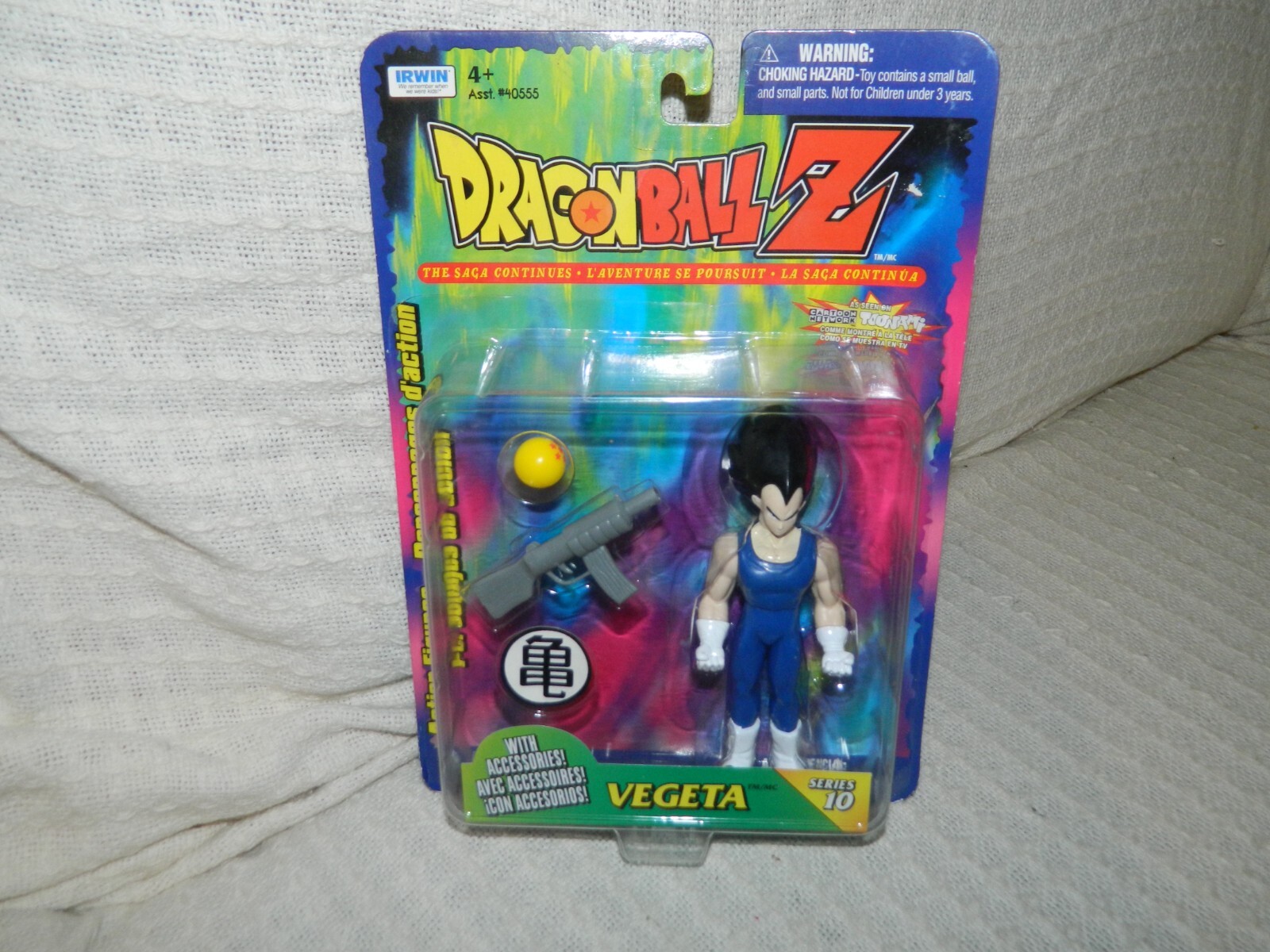 1999 Irwin Dragon Ball Z Series 10 Vegeta Figure w
