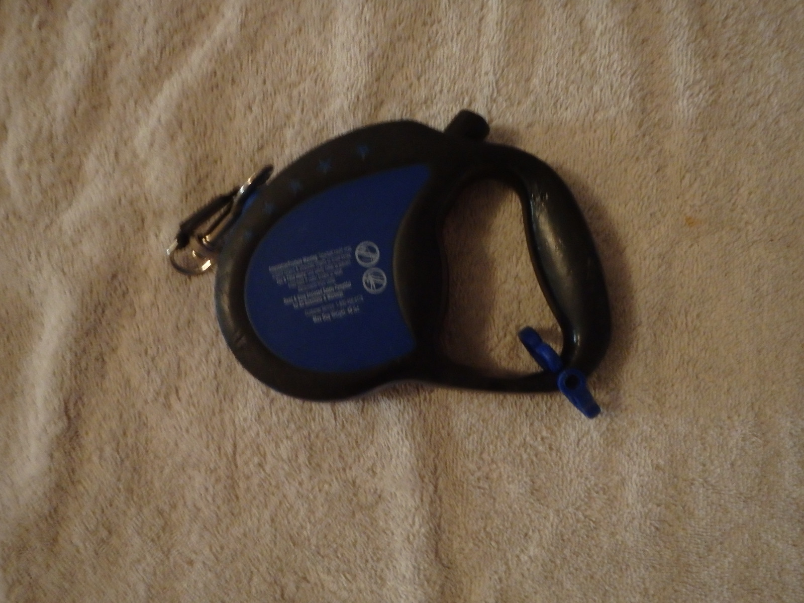 Blue dog leash - used