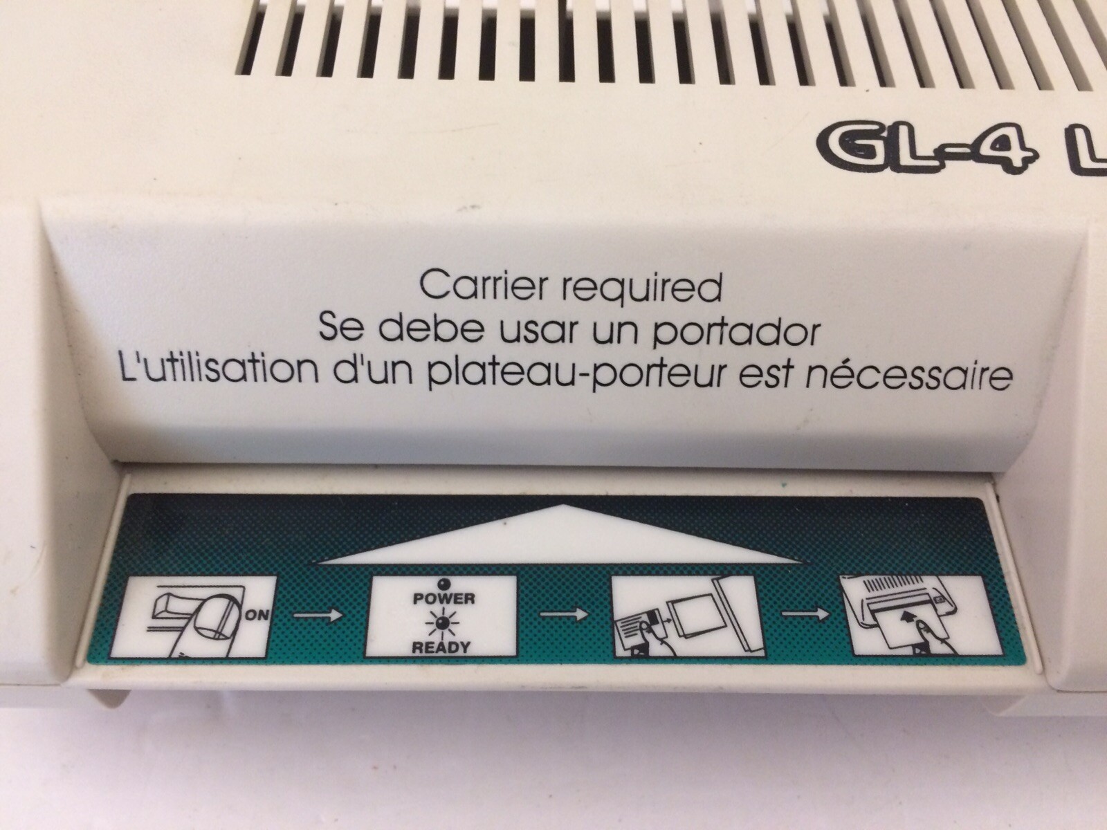 Ibico GL-4 Small Desktop Laminator Photo ID Business Card Laminator up to 4x6