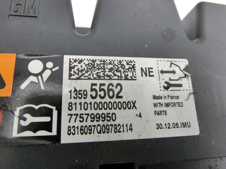 Opel Astra K 15-21 Airbag Steuergerät Airbagsteuergerät Opel Astra K 15-21 19.02.2016 13595562 gebraucht Vorschau 2