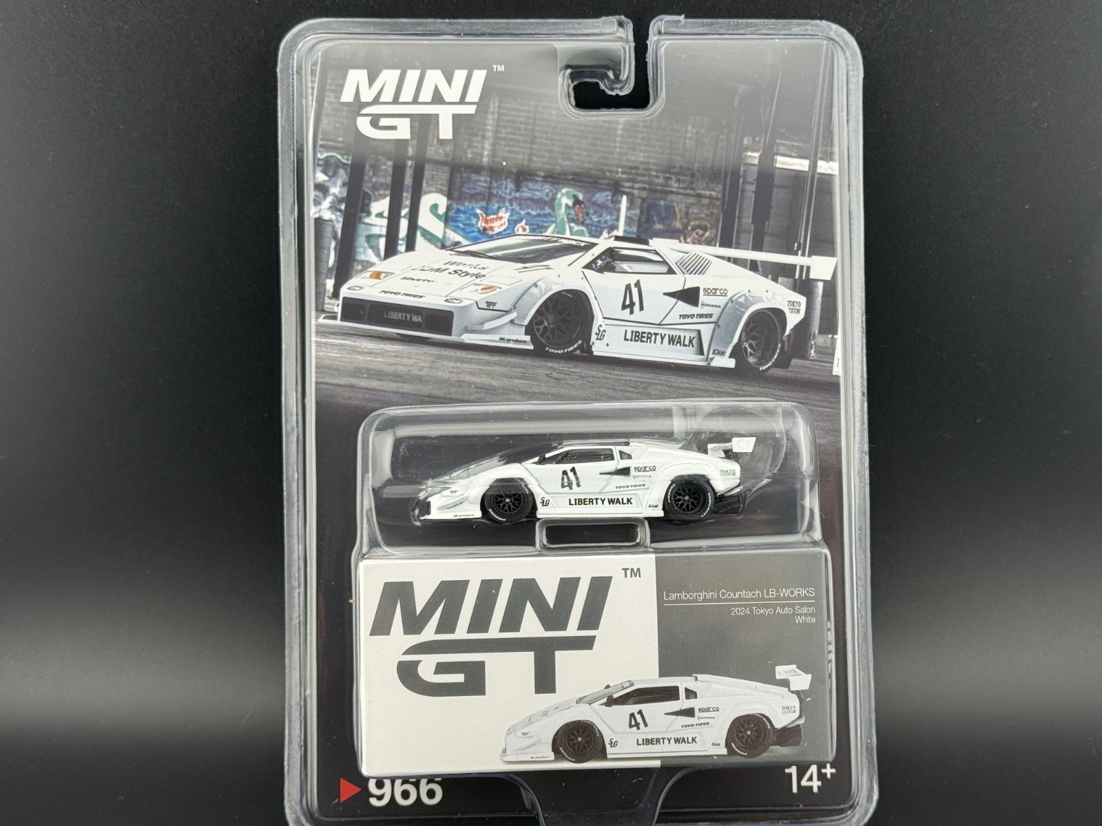 Mini GT Lamborghini Countach LB-WORKS 2024 Tokyo Auto Salon