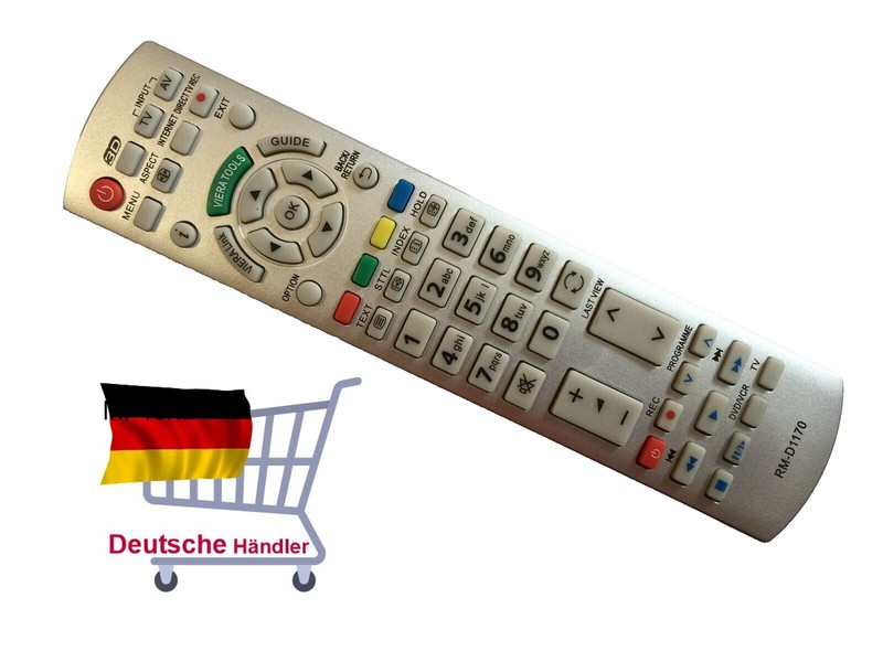 Ersatz Fernbedienung FÃ¼R Panasonic Rm D1170 Fernseher Tvremote Control 
