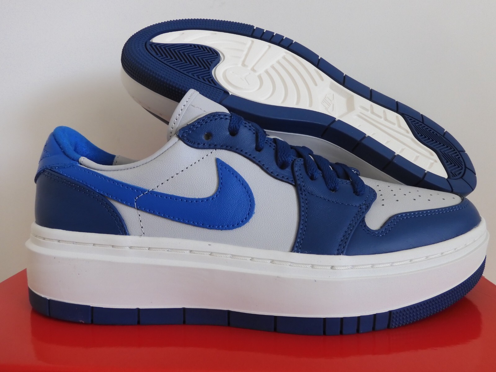 スニーカー Nike AIR JORDAN 1 ELEVATE LOW F BLUE DH7004-400 Womens Air Jordan 1 Retro Elevate Low (W) 'French Blue