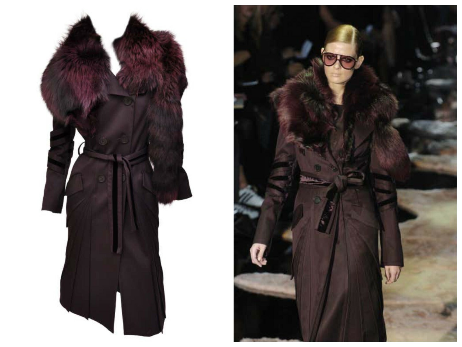 gucci by tom ford fur coat