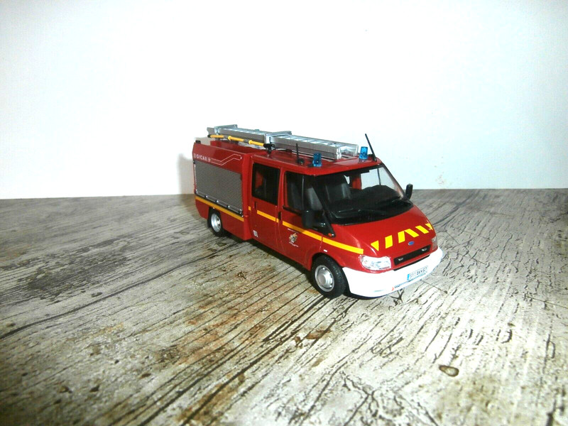 Ford Transit Vpsi Gimaex Gicar Pompiers De Bas-Rhin 1/43e