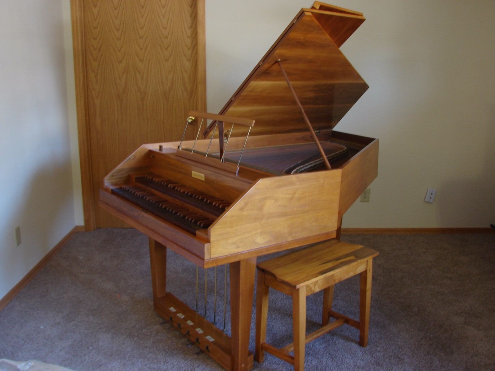 Beautiful 1967 Sabathil Double Manual Harpsicord/Professional