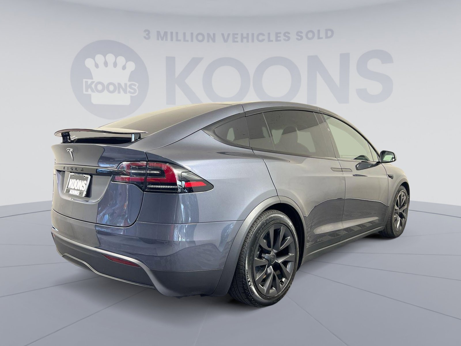 2022 Tesla Model X 323 Miles Midnight Silver Metallic Used Tesla