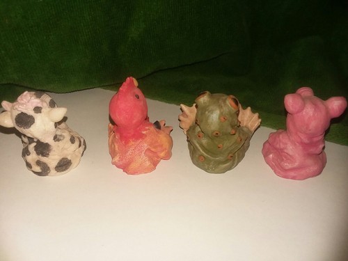 Anne Geddes  Resin  Figurines 4 Different Babies