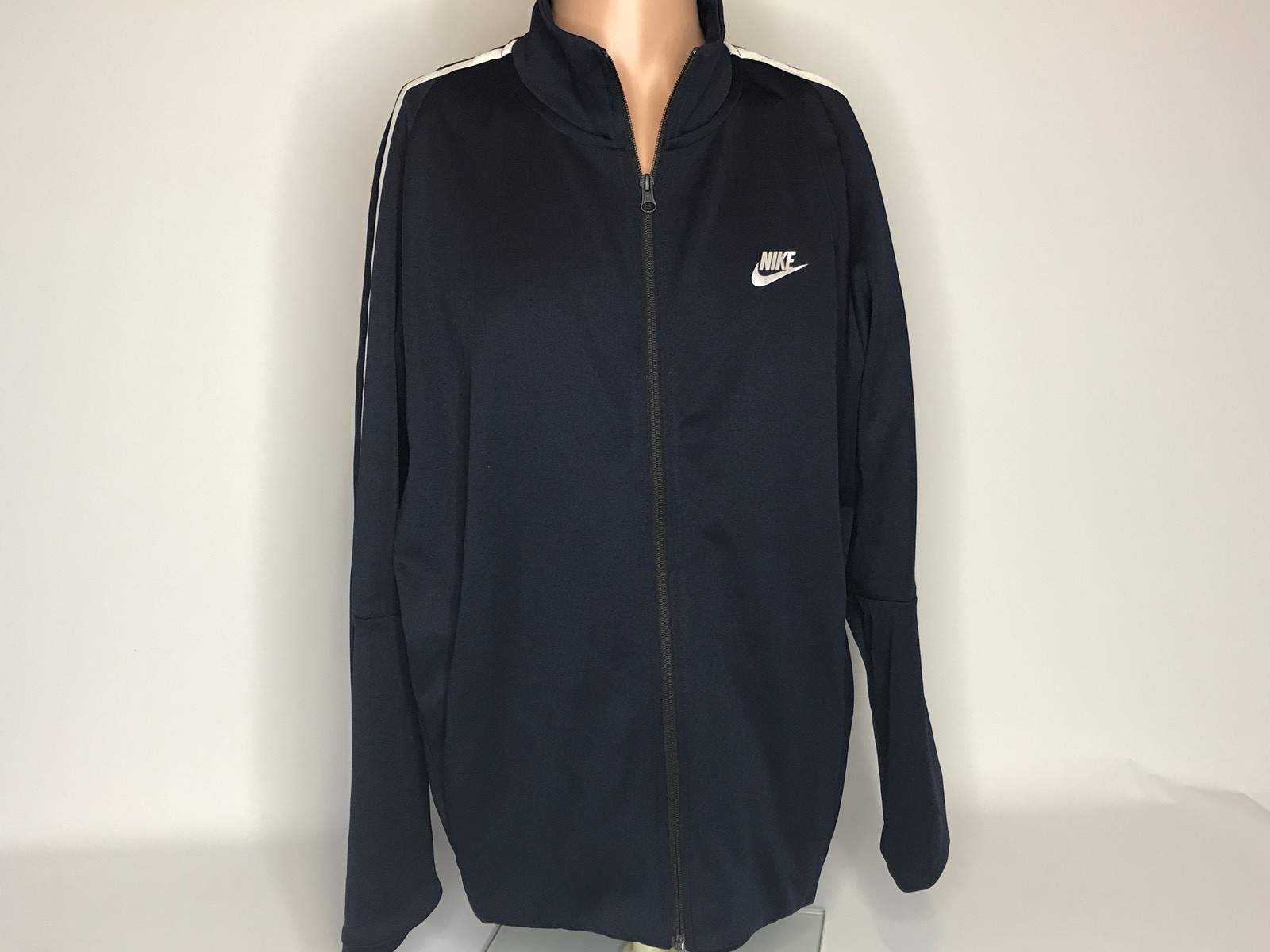 Nike Men’s N98 Tribute Jacket Size X-Large Blue Obsidian