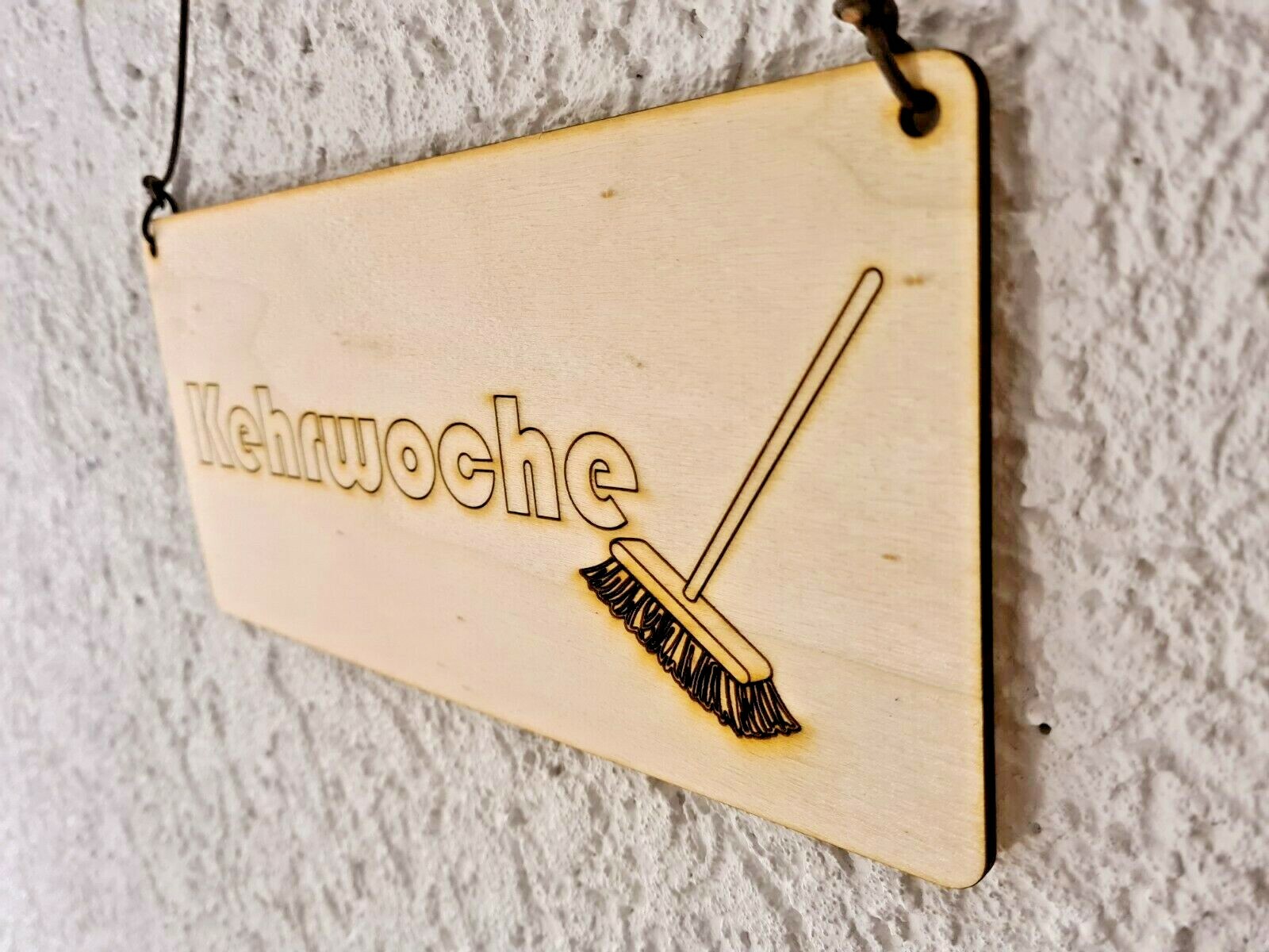 Türschild Kehrwoche Schild Holz Holzschild mit