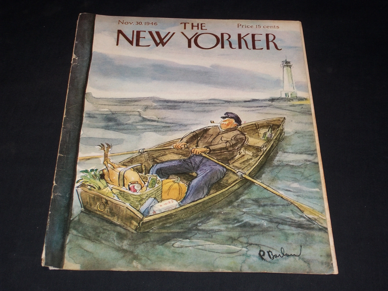 ニューヨーカー様 1946 NOVEMBER 30 THE NEW YORKER FRONT COVER ONLY - ILLUSTRATED ART