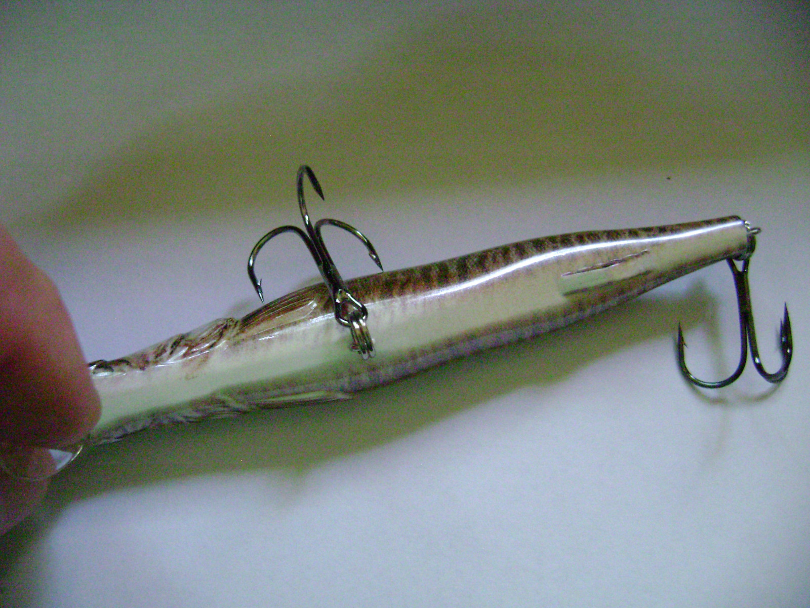 Real Image Pike Esox Minnow