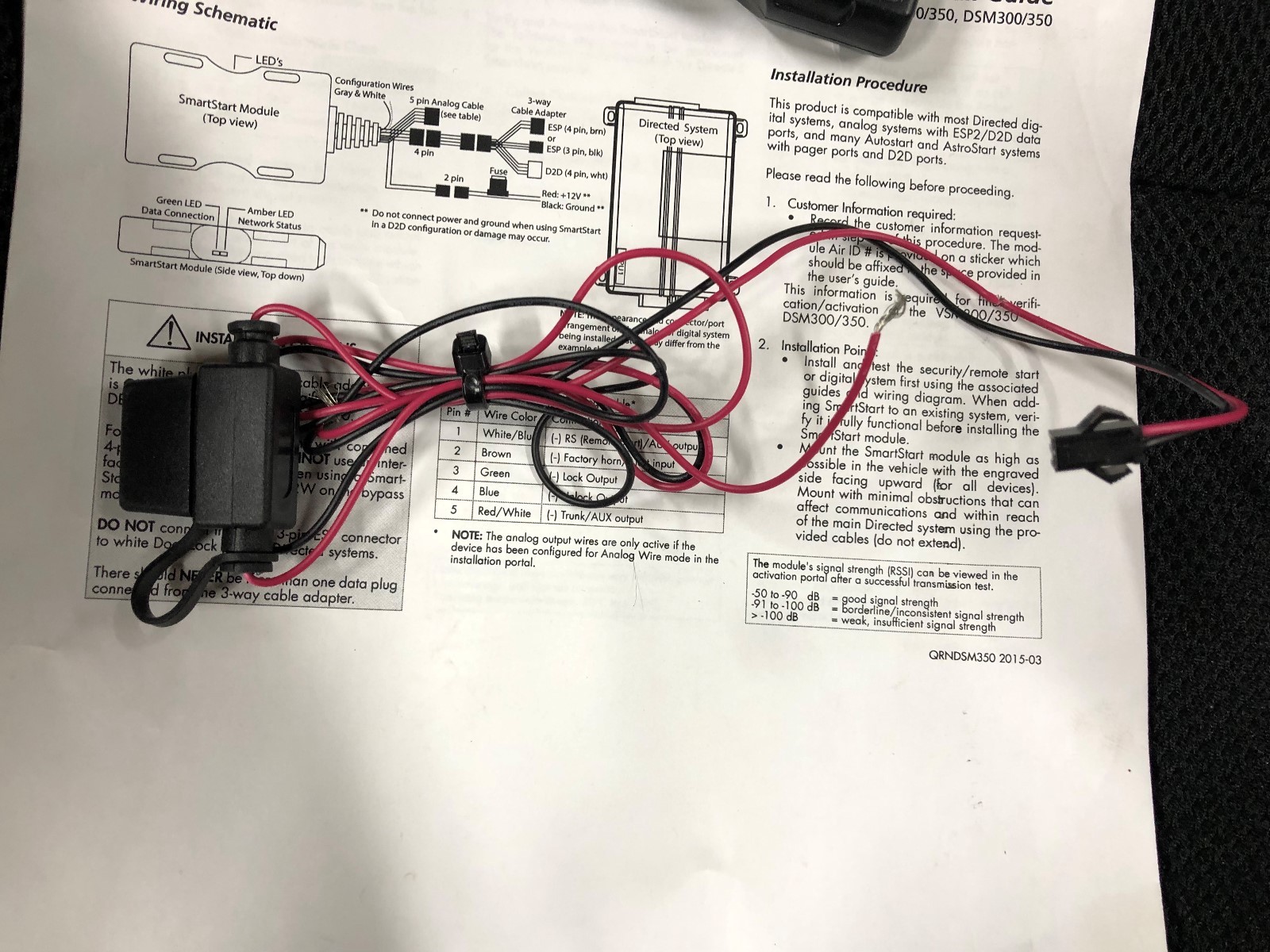 Viper VSM350 SmartStart GPS Module with Vehicle Locator and Speed Alert BNIB