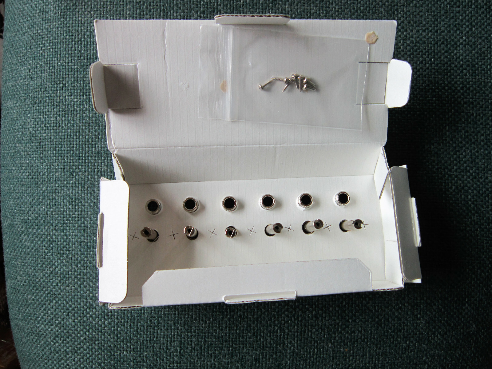 Quality Nickle Tuners for Fender Stratocaster Telecaster Split Shaft 6 inline