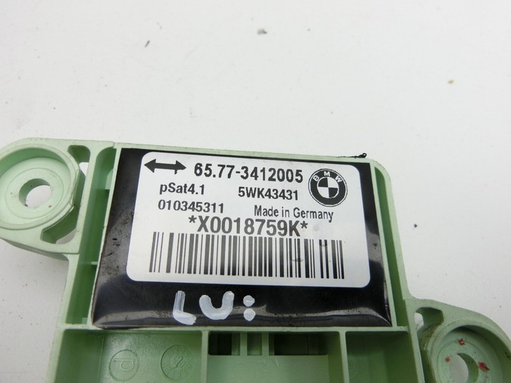 BMW X3 E83 03-06 Airbagsensor Crashsensor Sensor Links Vorne BMW X3 E83 03-06 12.11.2004 65773412005 5WK43431... Bild 2