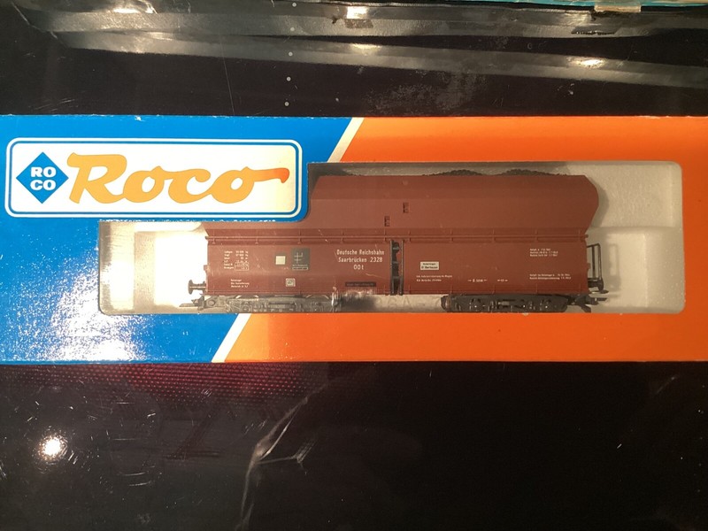 Modeleisenbahn Fleischman Model Roco 46242 Ho Erzwagen Gattung Fad 159 Orginal 