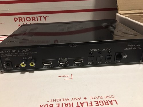TV GUARDIAN HD Foul Language Filter Model 501 With UNOPENED REMOTE