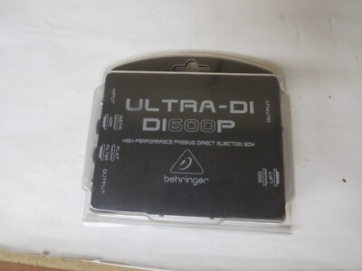 Behringer Ultra-DI DI600P 1-Passive Microphone / Instrument Direct Box NEW