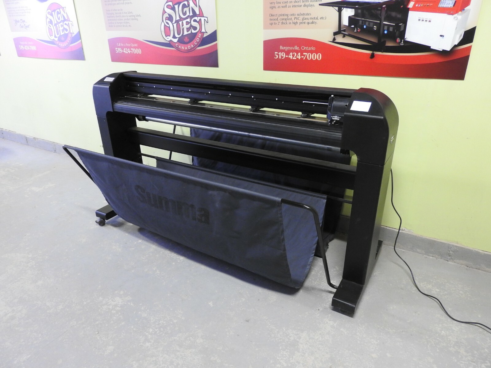 Summa S140 Cutter - contour cut from Roland, Mimaki, Mutoh and HP latex printer