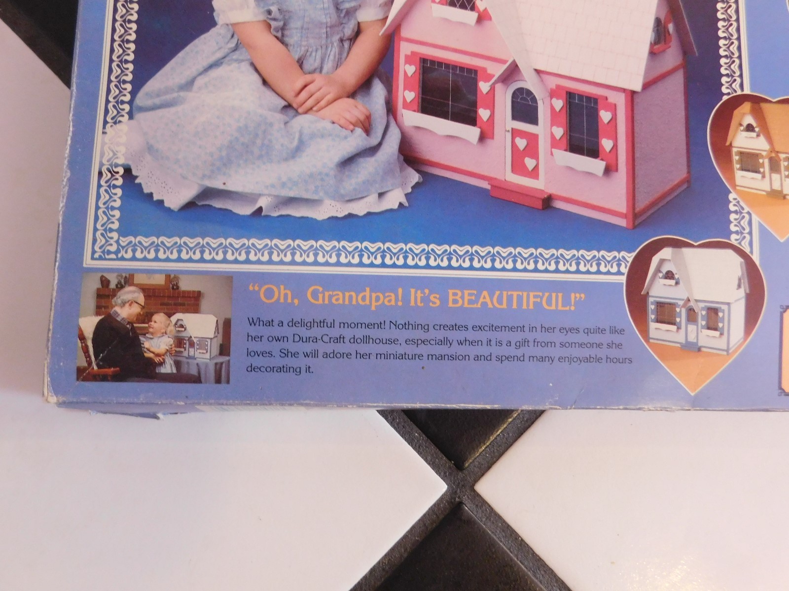 NEVER  USED SW125 SWEET HEART DURACRAFT WOOD DOLLHOUSE KIT