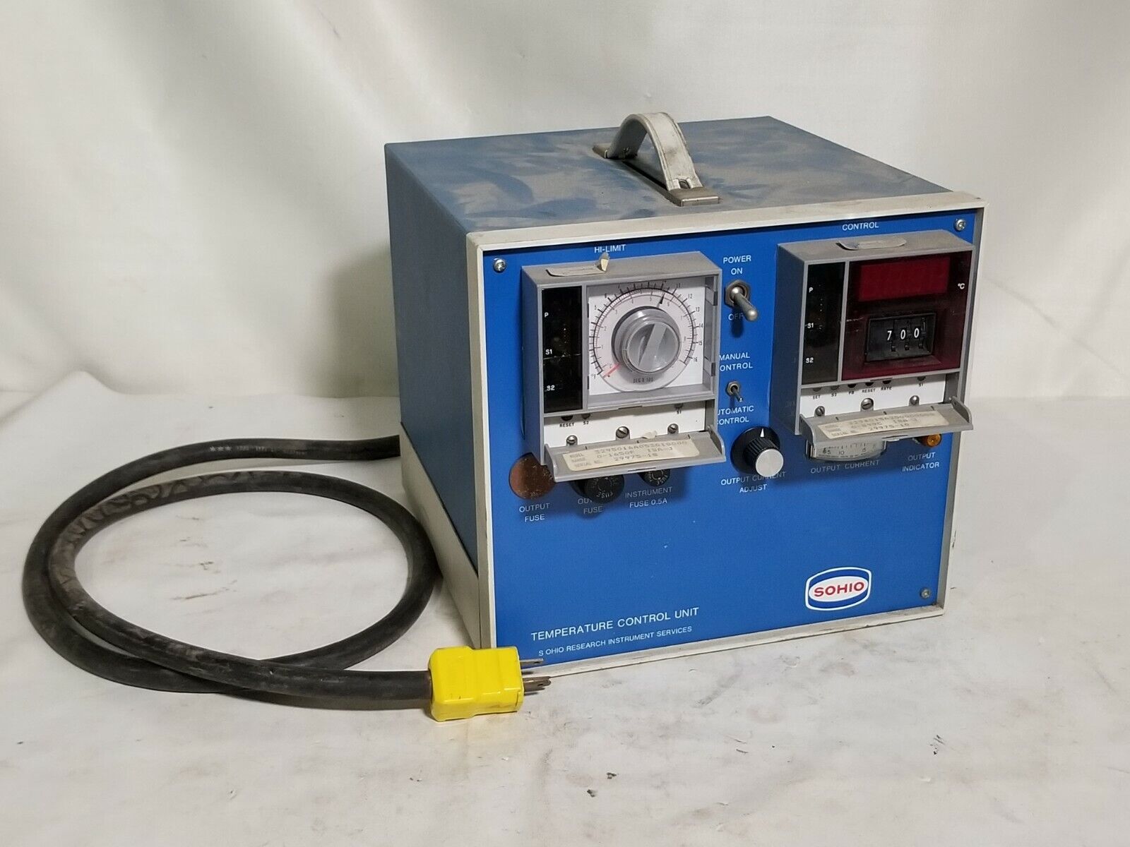 Sohio Temperature Control Unit CJ-063 Range 0-1650F ISA-J