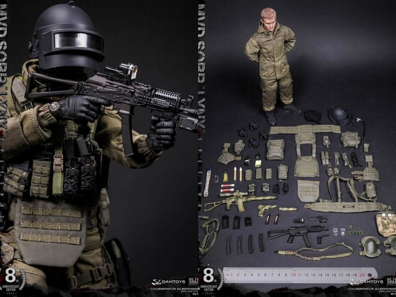 1/6 DAMTOYS 78059 Military Russian Spetsnaz MVD SOBR LYNX