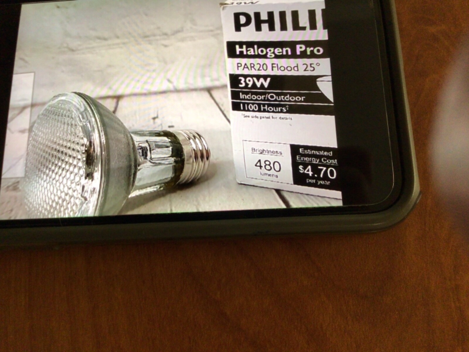 NEW: Philips Halogen Pro, 39W/120V, Indoor/Outdoor, 25 deg F