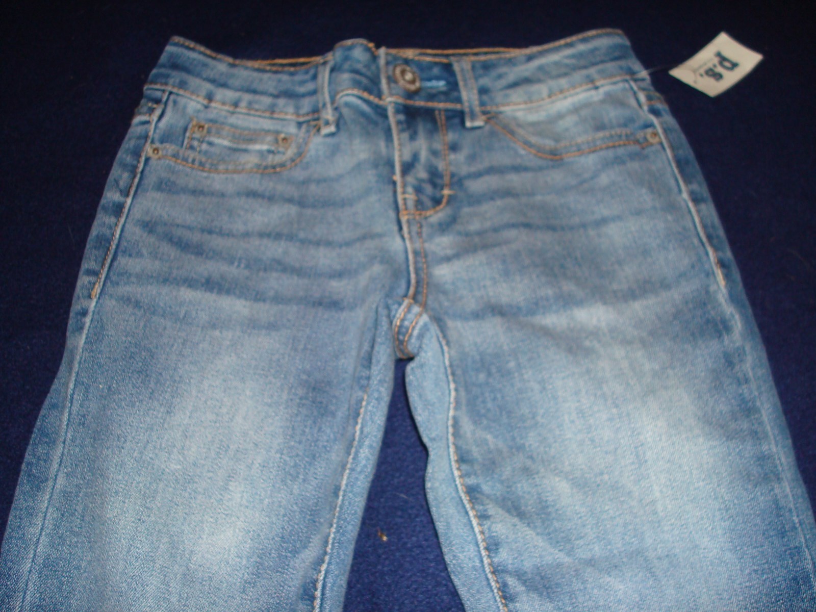 Girl PS From Aeropostale Medium Wash Boot Cut, Stretch 10 R  NWT