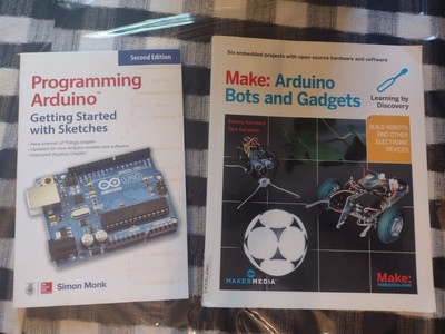 Programming Arduino Getting Started ; MAke Arduino Bots and Gadgets Books
