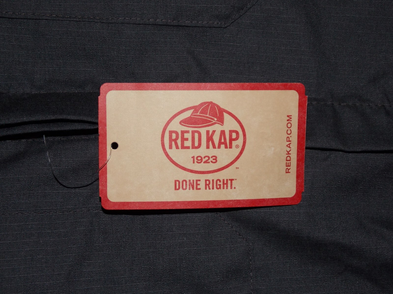 NWT STEWART-HAAS RACING FORD CREW RED KAP BUTTON GARAGE SHIRT MEDIUM HARVICK