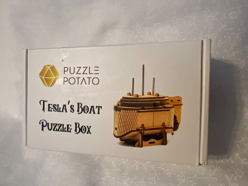 Puzzle Potato - Tesla's Boat Puzzle Box NEW and sealed