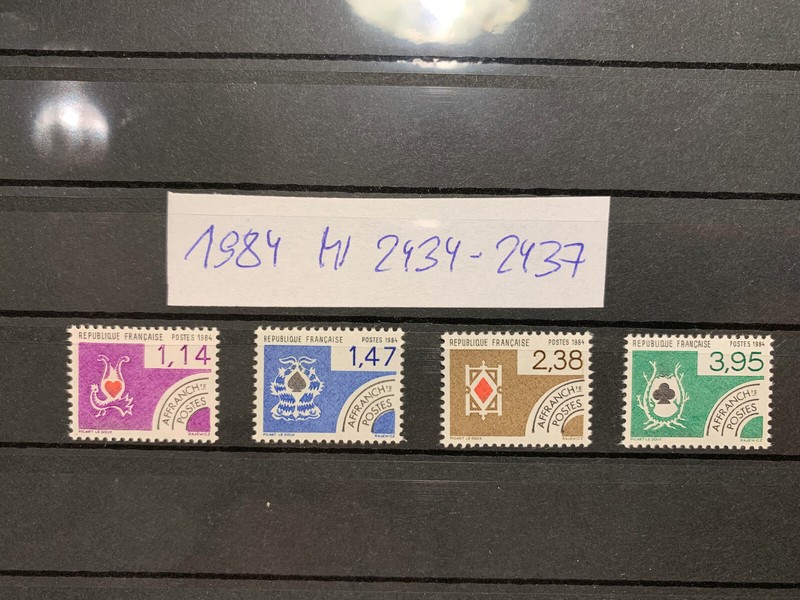 Frankreich France 1984 Mi 2434 - 2437 Vorausentwertung ** Postfrisch Freimarken