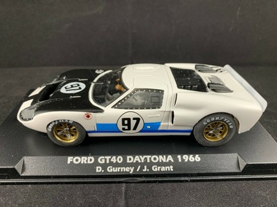 A2021 FLY FORD GT40 DAYTONA 1966 GURNEY GRANT 97 SLOT CAR 1:32