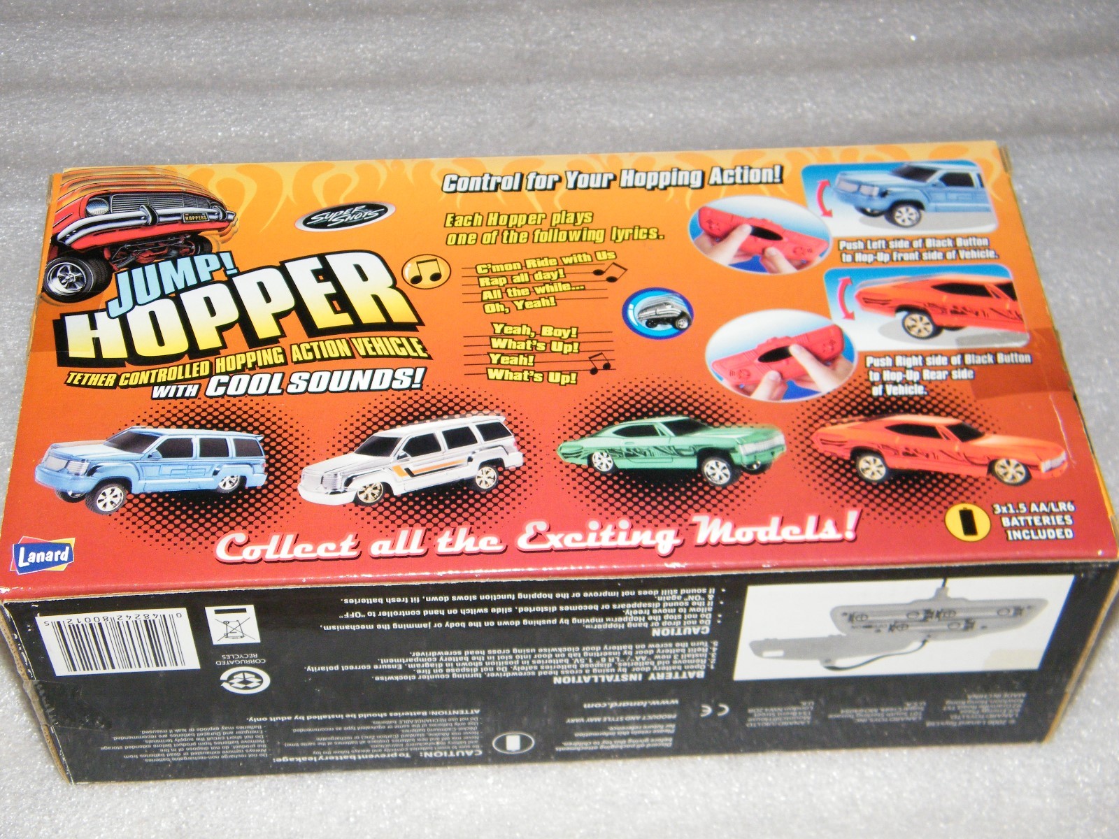 Rare Vintage 2006 Sealed Box MIB Hopper Low Rider Car Super Shots Lanard Batt Op