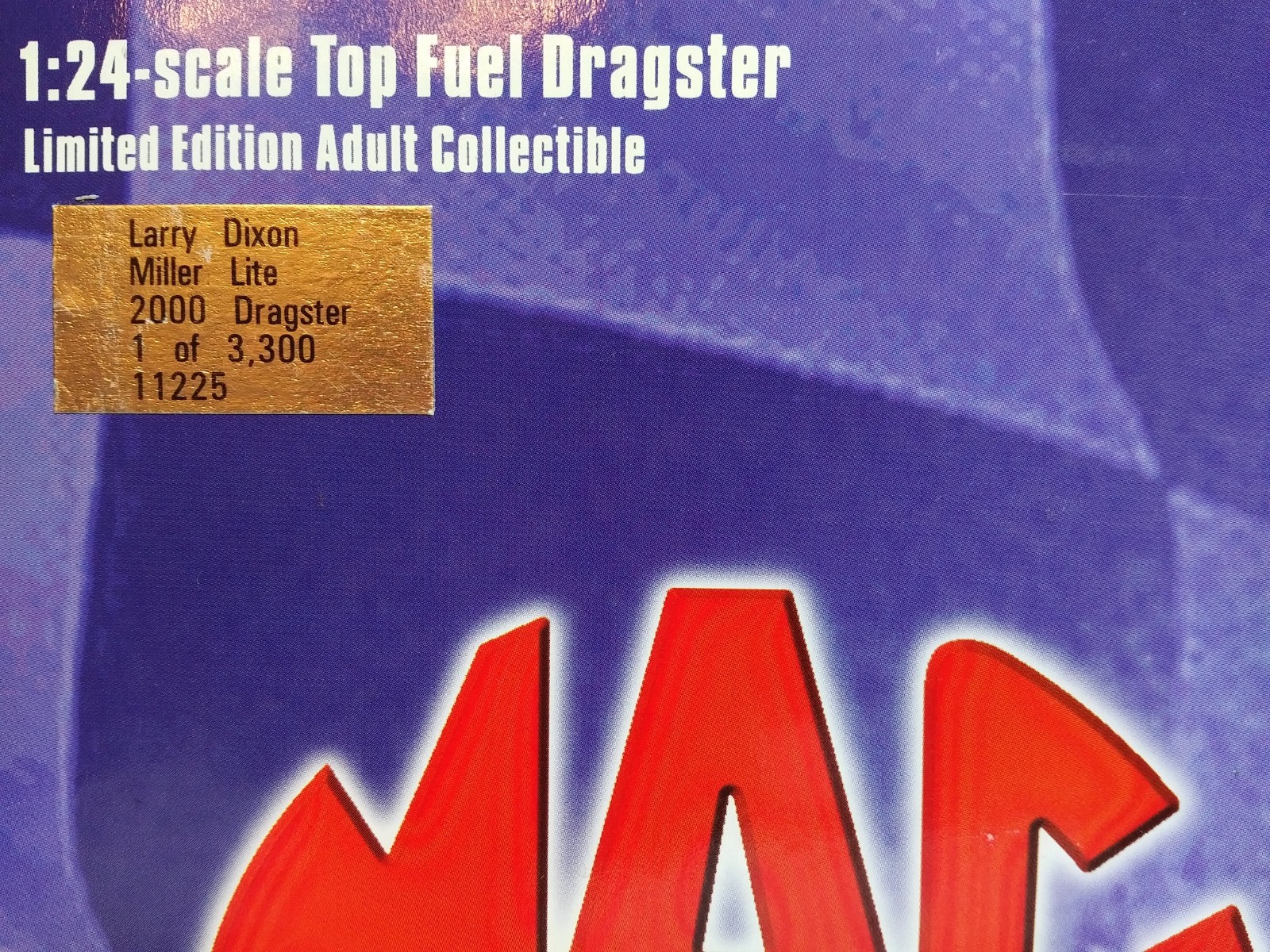 Larry Dixon Miller Lite 2000 Dragster