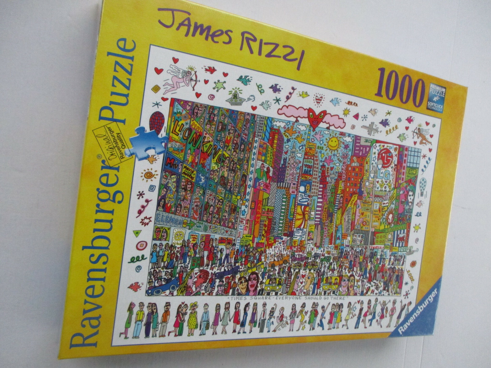 James Rizzi ジグソーパズル 1000ピース タイムズスクエア Amazon.com: Ravensburger James Rizzi: Times Square 1000