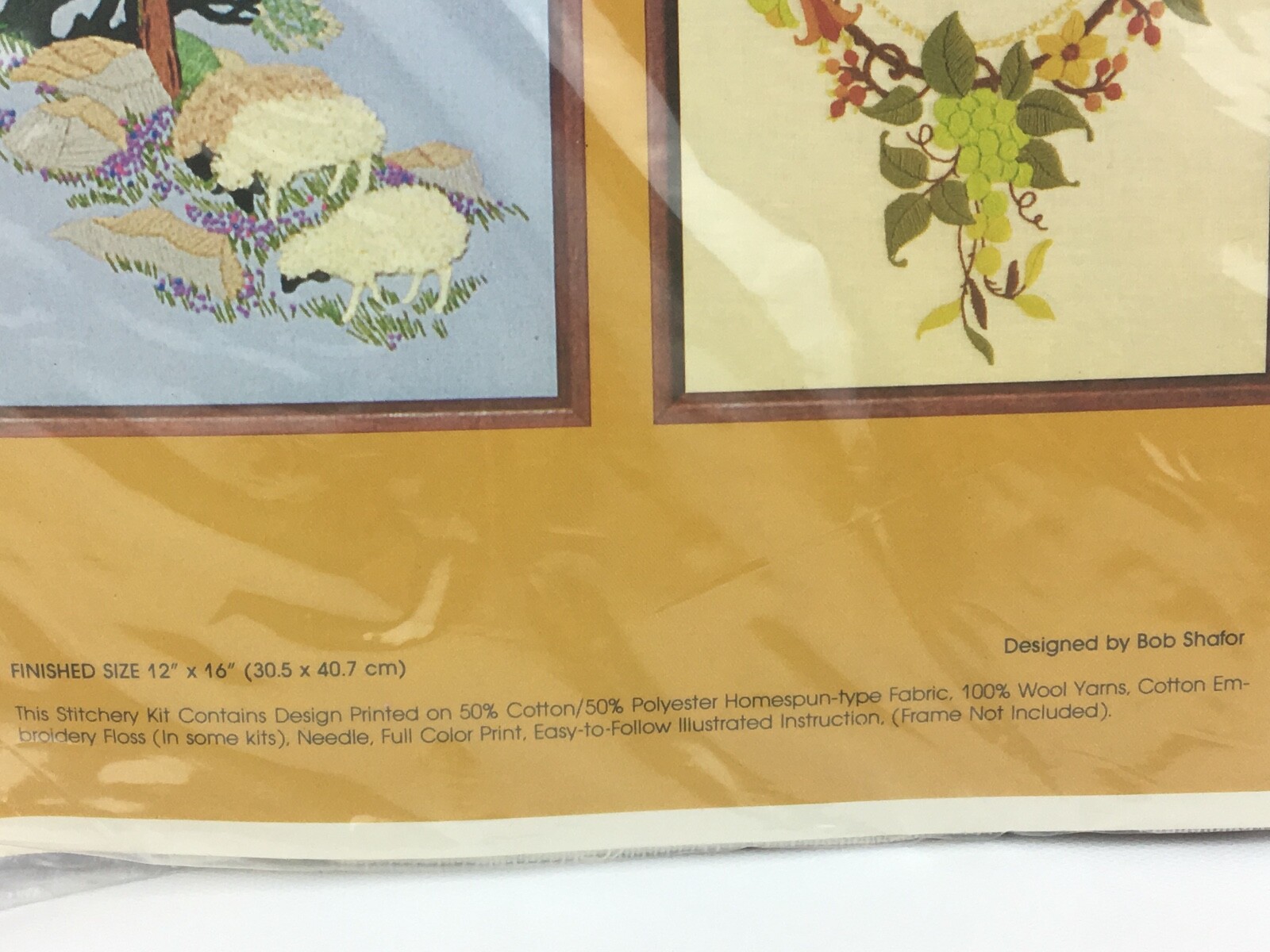 Vtg The Creative Circle 314 Peace Be To This House Crewel Embroidery Kit 1979