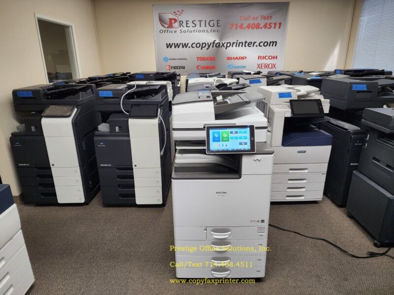 Ricoh Im C6000 Color Copier Printer Scanner. Low Meter Count
