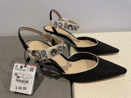 ZARA REAL LEATHER pumps size 37　ザラパンプ ZARA REAL LEATHER pumps size 37 ザラパンプ - メルカリ