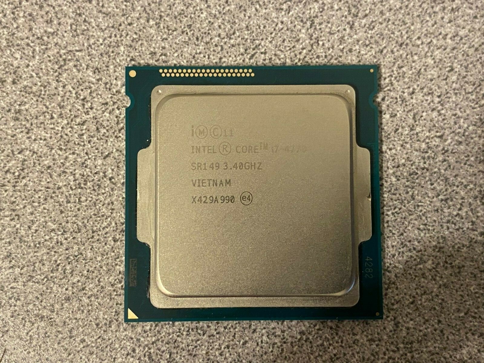 Intel core i7 4770 cpu 3.40 ghz