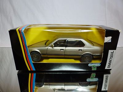 SCHABAK 1620 BMW 750iL METALLIC CHAMPAGNE 1:24 GOOD CONDITION IN BOX