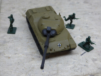 Roco Minitanks Modern German Leopard 40T Tank & Airfix Soldiers Lot#4121B