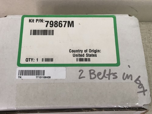 2 X Zebra  ZM400/ZM600 Thermal Printer Main Drive Belt 79867M PN20005