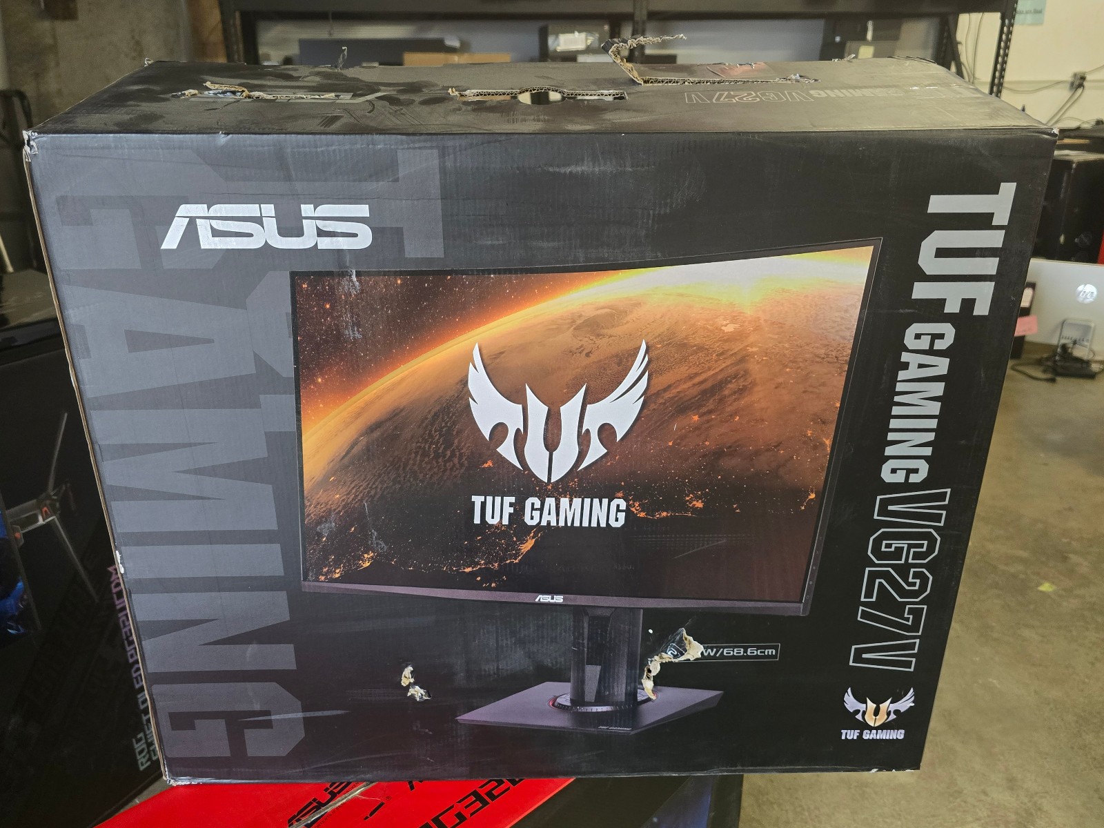 ASUS TUF Gaming VG27VQ 27” Curved Monitor - Black