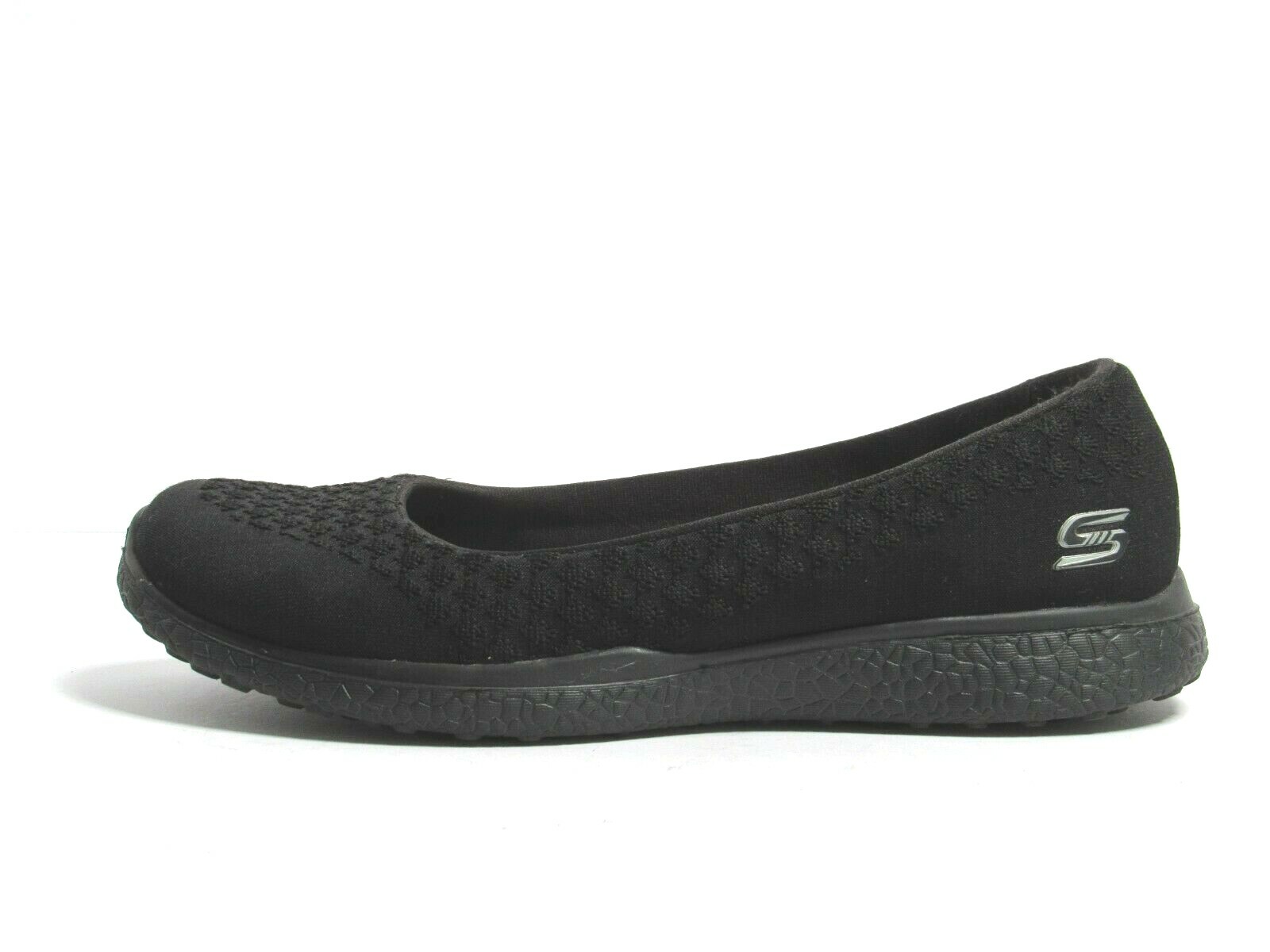 Skechers Slip On Shoes Women's Size 7 Black Air Cooled Memory Foam (CB6)