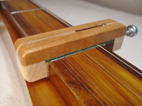 Cherry and Maple Appalachian Mountain lap Dulcimer Capo - Hand crafted