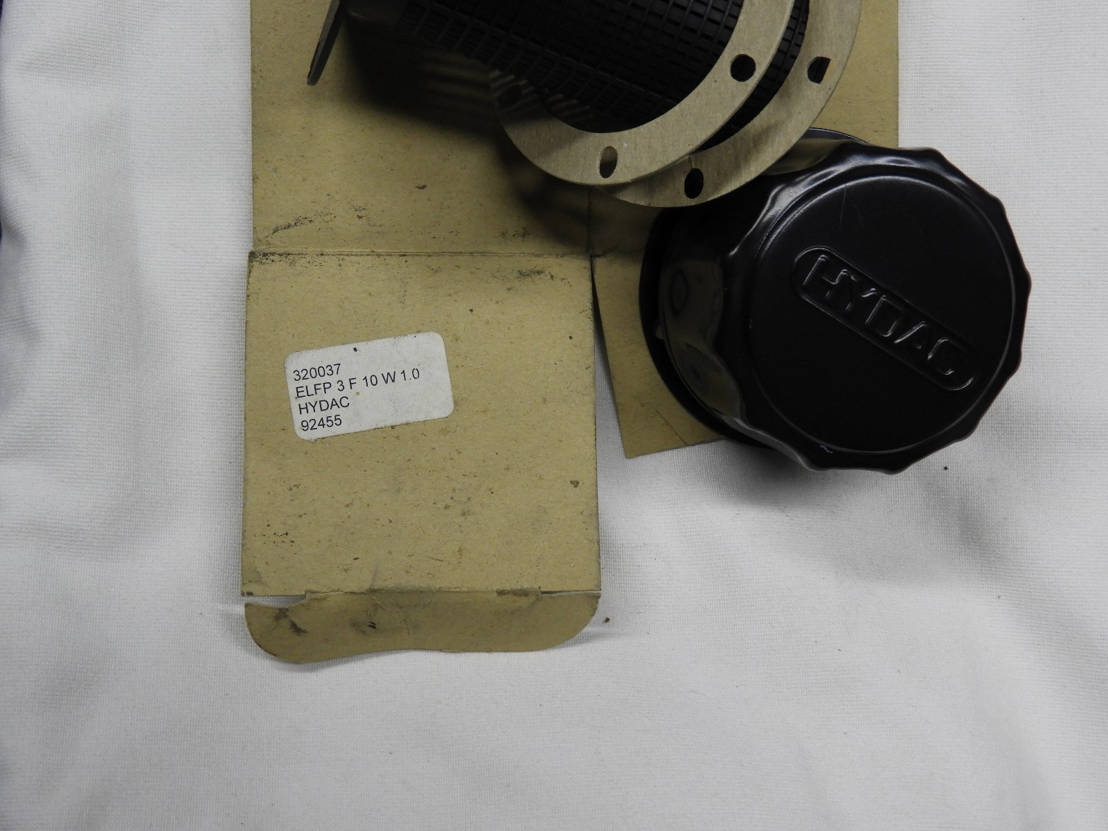HYDAC Filter ELFP 3 F 10 W 1.0 Filler Breather Hydraulic Fluid 92455 - NOS