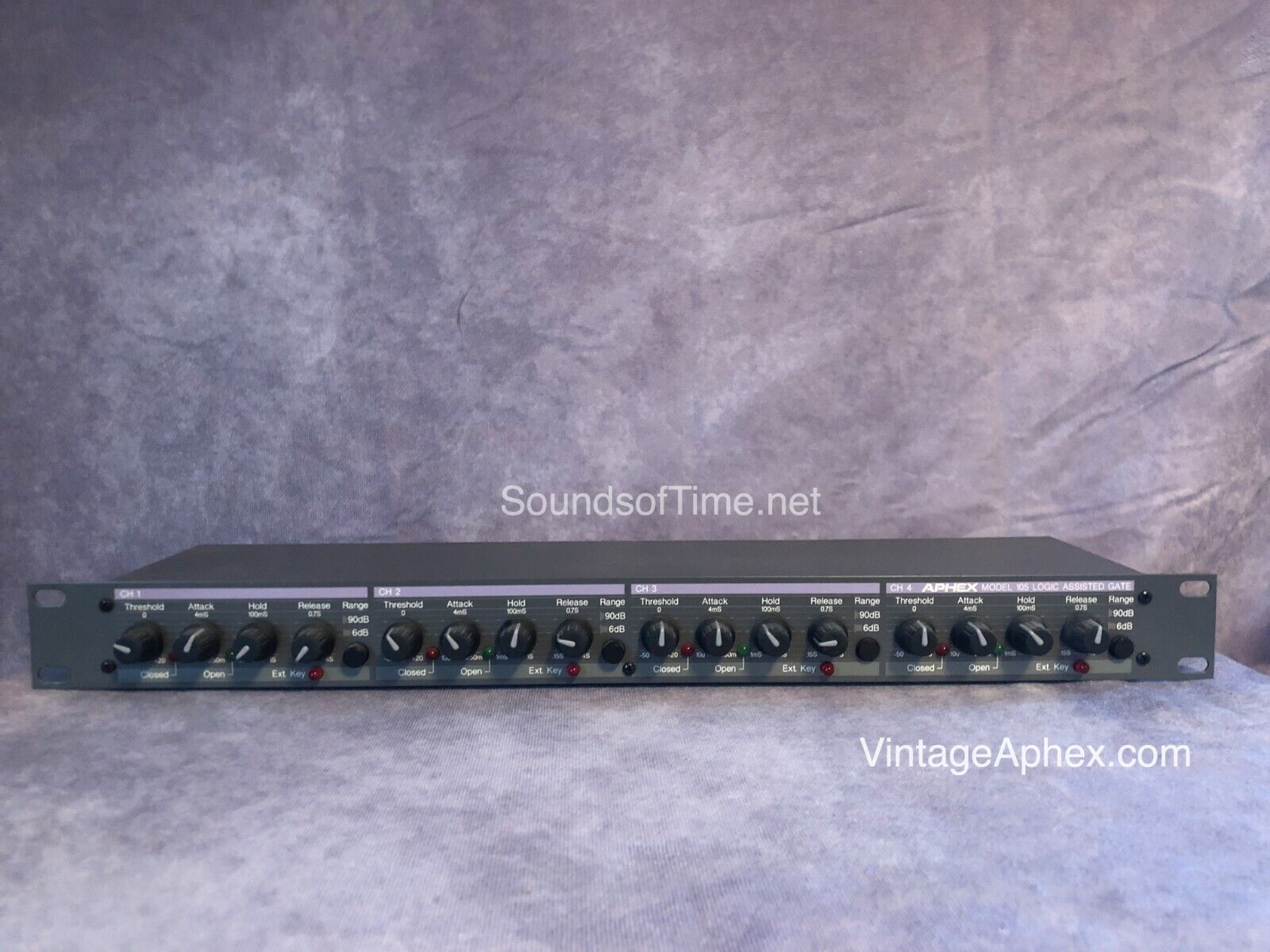 Aphex 105, Logic Assisted 4 Ch Noise Gate, Vintage Rack | eBay Aphex 105, Logic Assisted 4 Ch Noise Gate, Vintage Rack | eBay