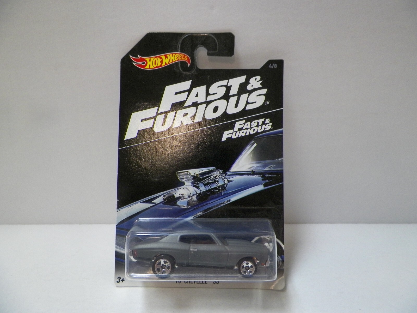 HOT WHEELS FAST＆FURIOUS ❜70 Hot Wheels Fast & Furious '70 Chevelle SS Matte Gray/Black 1