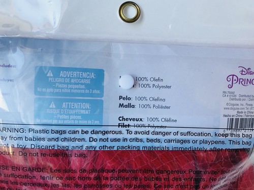 Disney Princess The Little Mermaid Ariel Child Wig